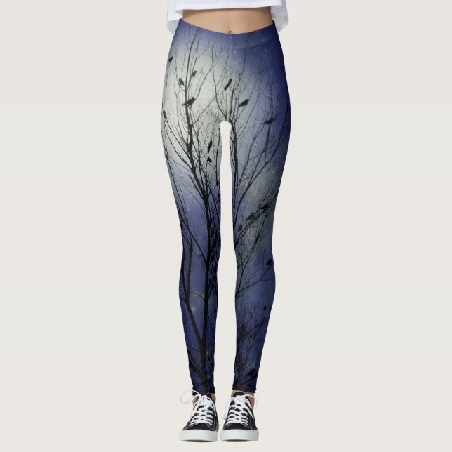 Träd Toppar Leggings (Framsida)