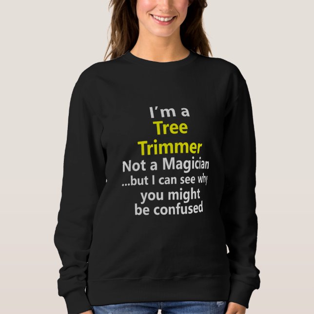 Träd Trimmer Cutter-jobbkarriär Landcaper Occupati T Shirt (Framsida)