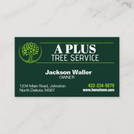Träd Trimming Service Visitkort