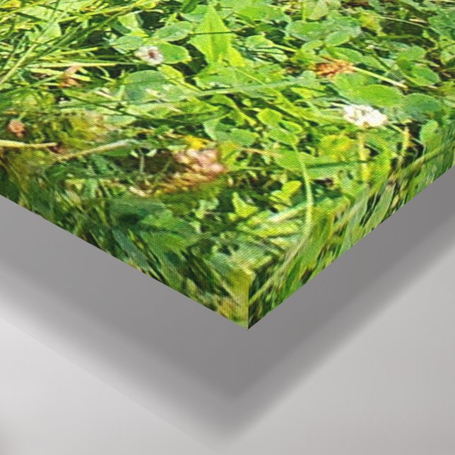 Träd Trunk är sönderdelad Canvastryck (Hörn (nedre))