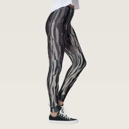 Träd Trunk Background Mönster Leggings