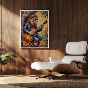 Träd Trunk Sylt: Kung i Sten Poster