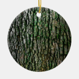 Träd Trunk (Wood Bark) Julgransprydnad Keramik