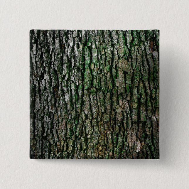 Träd Trunk (Wood Bark) Knapp (Framsida)