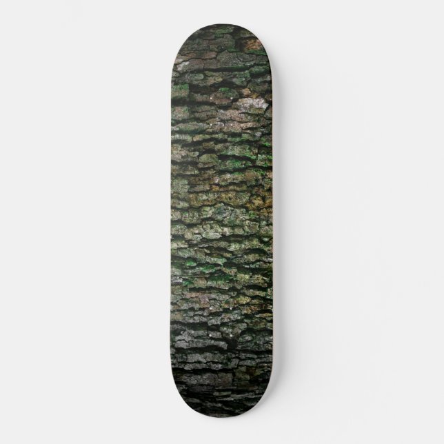 Träd Trunk (Wood Bark) Mini Skateboard Bräda 18,5 Cm (Framsida)