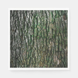 Träd Trunk (Wood Bark) Pappersservett