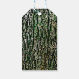 Träd Trunk (Wood Bark) Presentetikett