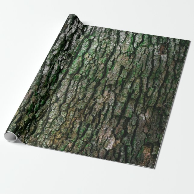 Träd Trunk (Wood Bark) Presentpapper (Utrullad)