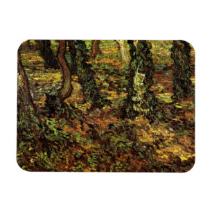 Träd Trunks med Ivy av Vincent van Gogh Magnet