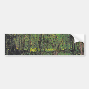 Träd & Undergrowth by Van Gogh Bildekal