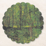 Träd & Undergrowth by Van Gogh Underlägg Papper<br><div class="desc">Vincent Van Gogh Landscape Painting Series - Träd och Undergrowth</div>