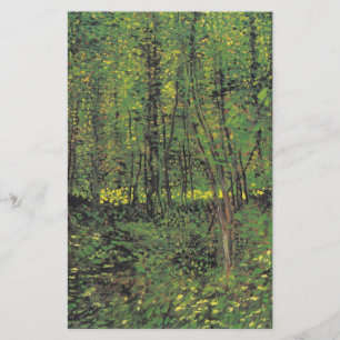 Träd & Undervegetation av Van Gogh Brevpapper