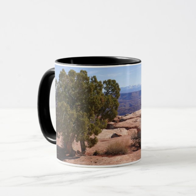 Träd ur röda klippor II vid Canyonlands Mugg (Framsida vänster)