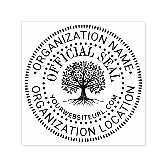 Träd-URL för Officiell av allmän Anpassningsbar, s Självfärgande Stämpel (Design)