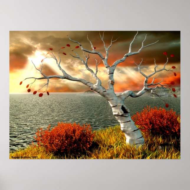 Träd vid havet poster (Framsidan)