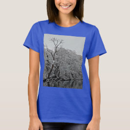 Träd, vid vatten t shirt