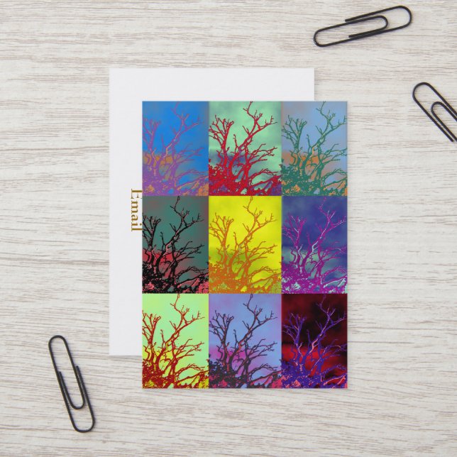 TRÄD VISITKORT (Fram/Back In Situ)