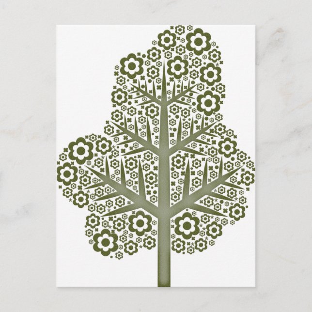 Träd vykort (Framsida)