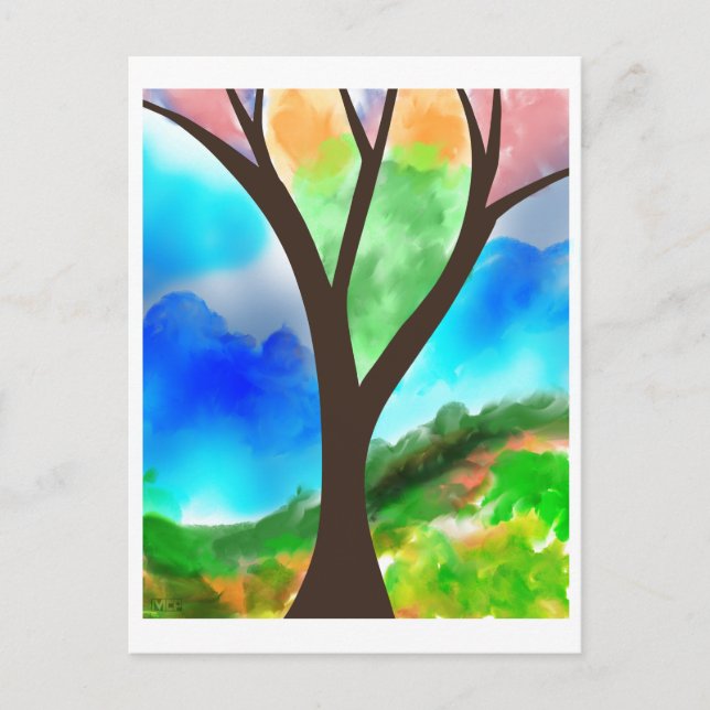 Träd Vykort (Framsida)