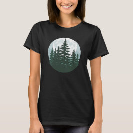 Träd Wildlife Nature Forest Silhouette T Shirt