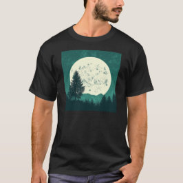 Träd Wildlife Nature Forest Silhouette T Shirt