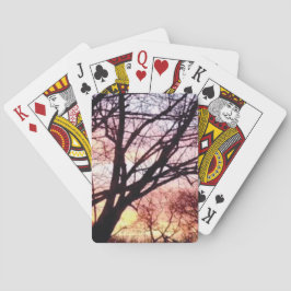 Träd - Winter Sunrise Casinokort