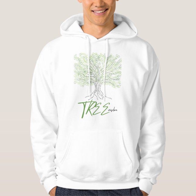 Träd Wisdom Hoodie (Framsida)