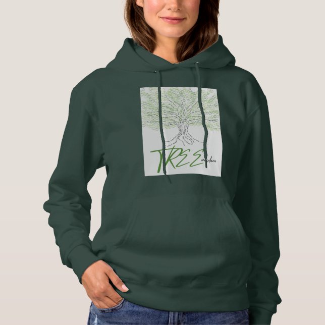 Träd Wisdom T Shirt (Framsida)