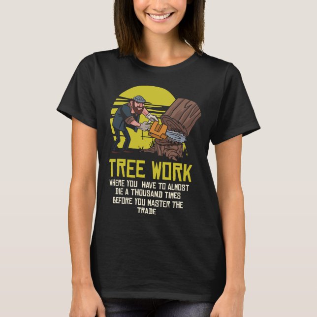 Träd Works T Shirt (Framsida)