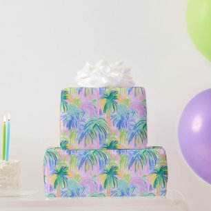 Träd Wrapping Papper i Preppy Handflatan Presentpapper