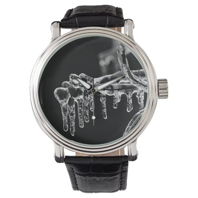 träda in isig vinter armbandsur (Framsida)