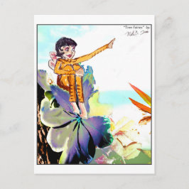 Trädälvor 4 vykort