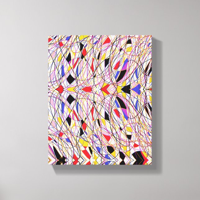 Trådar av fantasi canvastryck (Framsida)