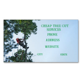 Trädavlägsningstjänster Magnetiska Visitkort