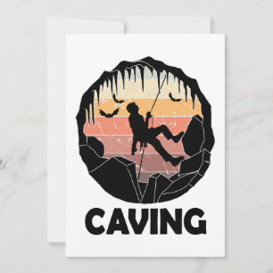 Trädbeläggning av grottprospektering, speleologi
