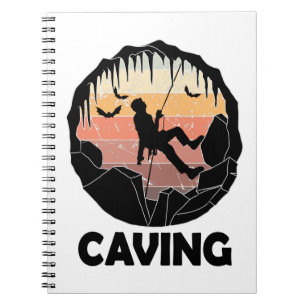 Trädbeläggning av grottprospektering, speleologi anteckningsbok