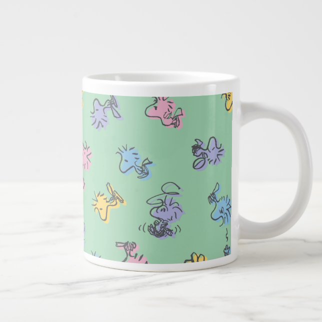 Trädbeståndet SockerPop Art Mönster Jumbo Mugg (Höger)