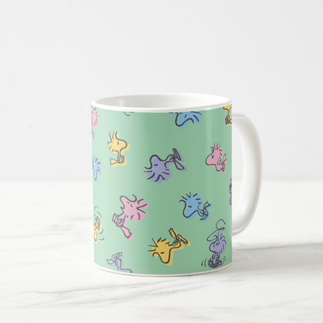 Trädbeståndet SockerPop Art Mönster Kaffemugg (Framsida höger)