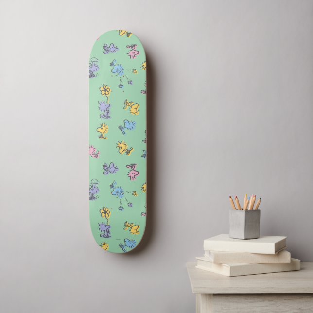Trädbeståndet SockerPop Art Mönster Mini Skateboard Bräda 18,5 Cm (Väggkonst)