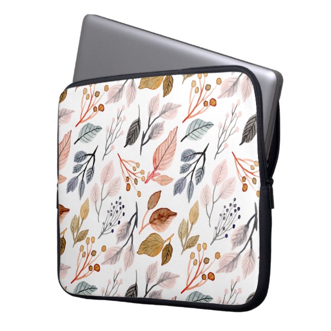 trädblad laptop fodral (Framsidan Vänster)