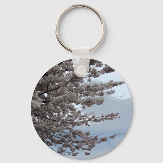 Trädblommar Keychain Nyckelring (Framsida)