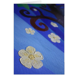 Trädblommor Hälsningskort