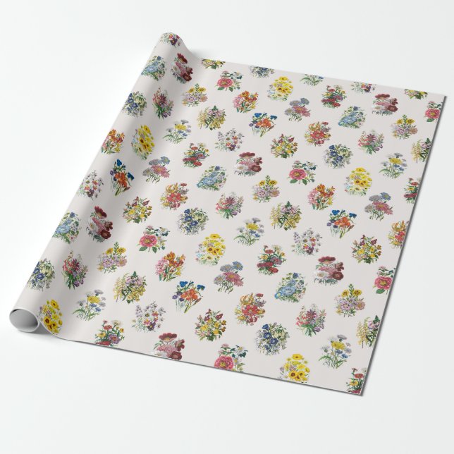 Trädblommor Presentpapper (Utrullad)