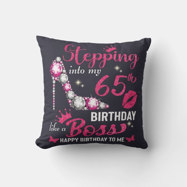 Trädde in i min 65-årsdag som en boss kudde (Framsida)