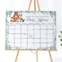 Träddjur Grönska Gissa Förlossningsdatum Kalender
