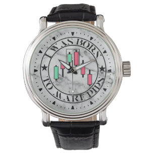 Trade Design baisseart mönster Marmor Pips Armbandsur