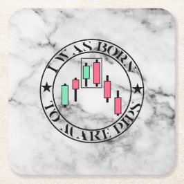 Trade Design | Bearish pattern Marble | Pips Underlägg Papper Kvadrat