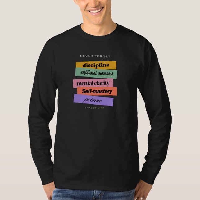 Trade design | Reminder | Motivation T Shirt (Framsida)