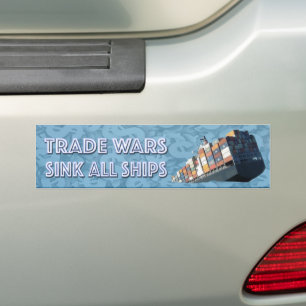 Trade Krig Sink All Fraktass Bildekal