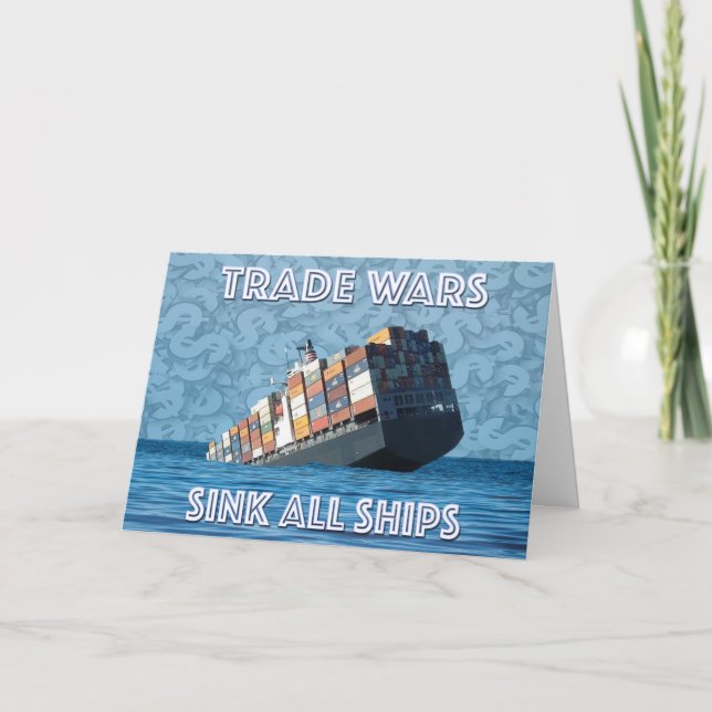 Trade Krig Sink All Fraktass Kort (Framsida)